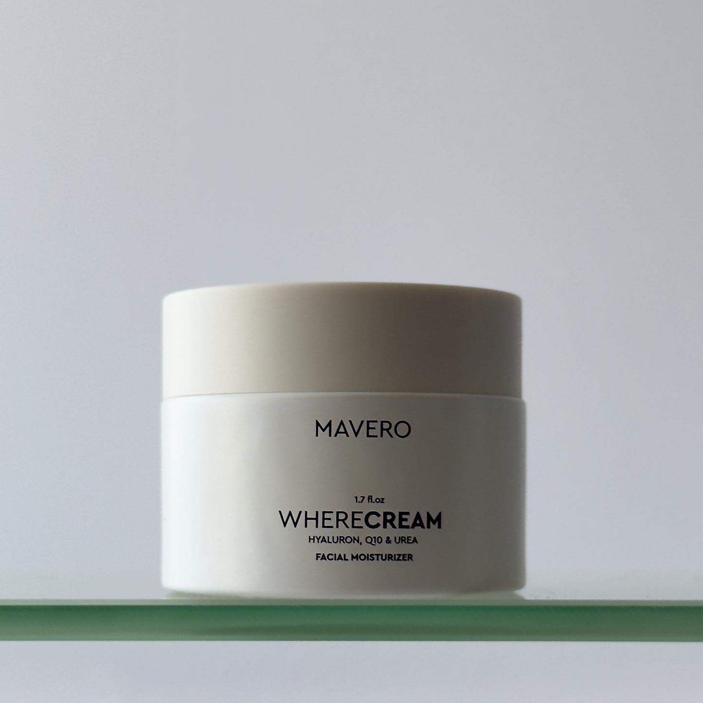 MAVERO - Wherecream - Day Cream with Hyaluronic Acid, Q10 & Urea
