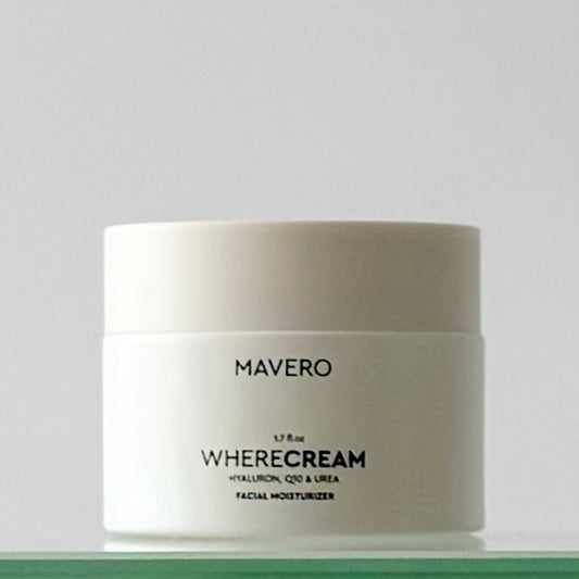 MAVERO - Wherecream - Dagcrème met Hyaluronzuur, Q10 & Ureum